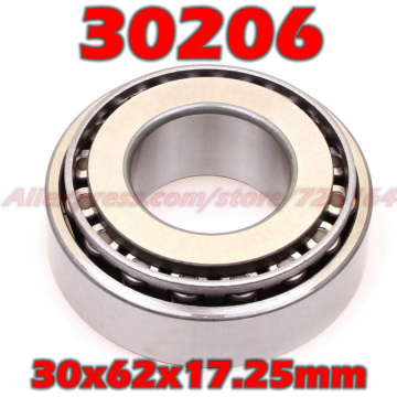 30x62x17.25 mm Tapered Roller Bearings 30206 7206E HR30206J 30206JR 30206A E30206J 30206VC12 30206U 30206E 30*62*17.25