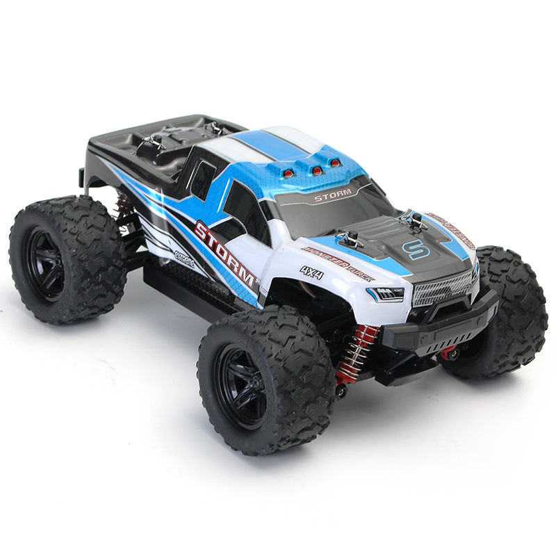 HS 18301/18302 RC Car 1:18 2.4Ghz 30km/h 4WD Remote Control Car High Speed Big Foot Racing OFF-Road Vehicle Toys for Children