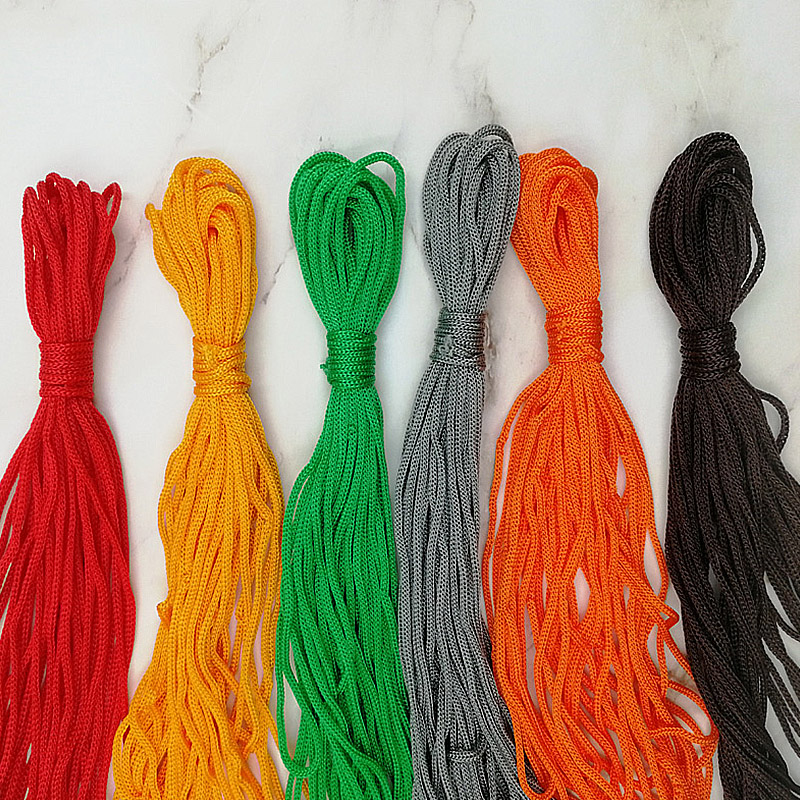 Wholesale 10M 3mm Solid Cord Lanyard Rope Strand Paracord Bracelet Lanyard Camping Rope Clothesline Survival Parachute Cord