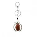 Gemstone Apple Key Chain Rhinestone Crystal Apple Shape Key Ring for Anniversary Gift Mother Day Gifts