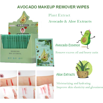 Plant Extract Fresh Face Makeup Remover Towel Deep Cleaning Makeup Cleansing Wet Wipes Individual Package Make-up Removal Wipes