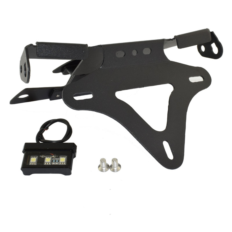 Rear License Number Plate Frame Holder Bracket Tail Tidy with Led Light For BMW HP4 S1000R K47 S1000RR K46 S 1000 R RR 2009-2020