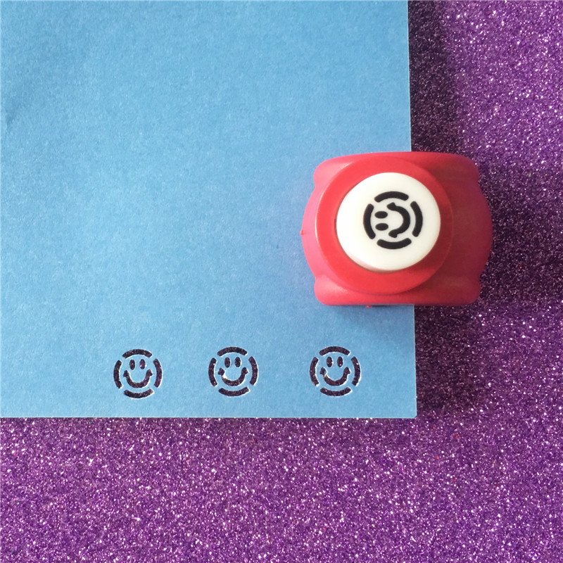 3/8 inch Smile face punch DIY craft hole punch puncher Kids scrapbook paper cutter scrapbooking smiling punches Embossing device