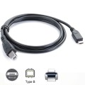 micro usb Male to USB 2.0 B Male Data OTG Cable Phone tablet to Electronic piano drum