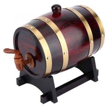 Wood Barrel Vintage Oak Beer Brewing Tools Wine barrel For Rum Pot Whisky Wine Mini Keg Bar Home Brew Beer Keg Accessories