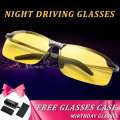 Yellow Lens Night Vision Glasses Men Car Drivers Anti Glare Polarized Night Driving Sunglasses Male Goggles Auto Accessories