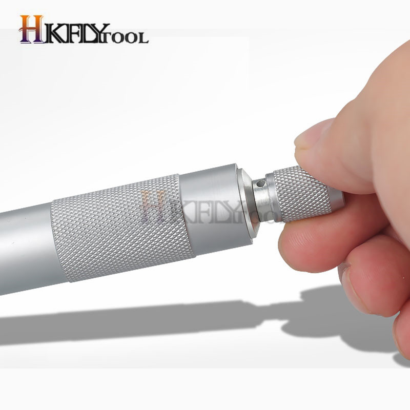 Round Needle Type Thread Micrometer Head Measurement Measure Tool 0 - 25mm Range Measuring Tool