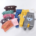 Infant Toddler Pants Big PP Newborn Boys Girls Harem Pants Cotton High Waist Cartoon Boys Pants Trousers Long