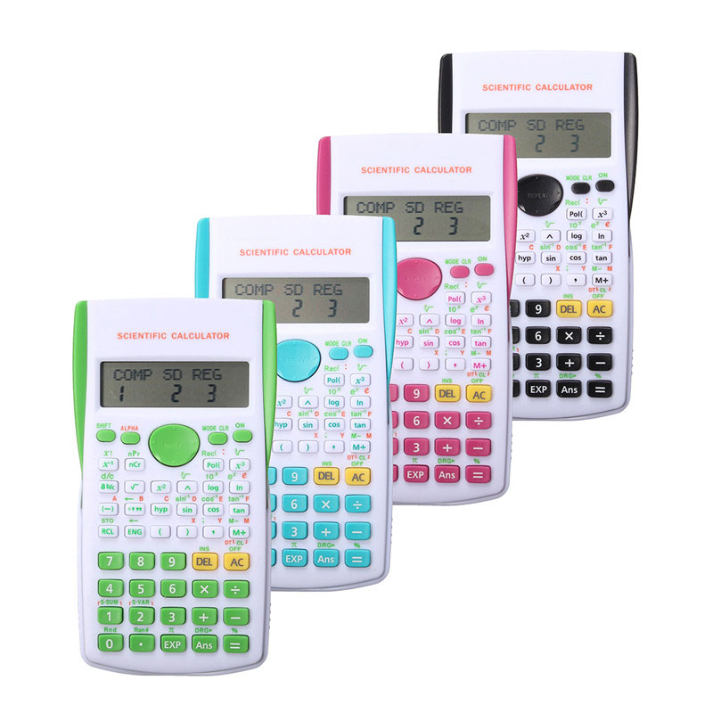 Mini Electronic Scientific Calculator Portable Multifunctional 12 Digital Counter Office Home Students Function Supplies