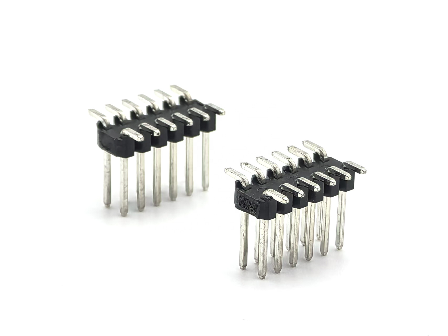 2.2mm Pitch Pin Header Connector Dual Row SMT PA6T H2.5mm 2*6P