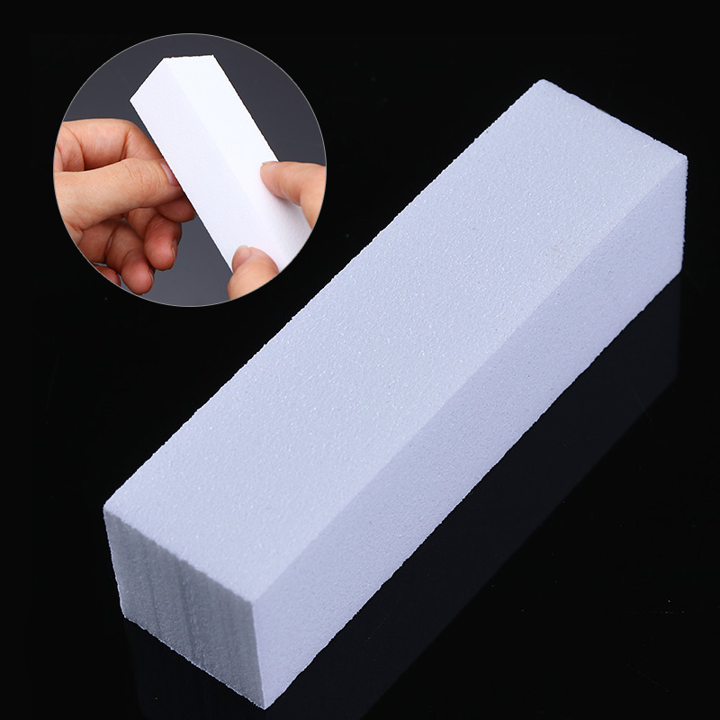 10 Pcs Nail Art File Set White Color Nail Buffers Sanding Grinding Block Sponge Form Pedicure Nail Art Tool Kit