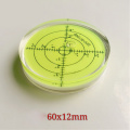 60*12mm Circular Bubble Level Spirit level Round Bubble Level Measuring Instruments Tool Universal Protractor Tool