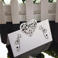 50pcs White Lace Name Place Cards Wedding Decoration Table Decor Table Name Message Greeting Card Baby Shower Party Supplies