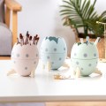 1pcs Creative Makeup Brush Storage Container Dinosaur Egg Tripod Desktop Storage Box Dinosaur Egg Pen Holder In Stock Dropship