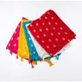 5 Colors Classical India Sarees Woman Fashion Ethnic Styles Dupattas Sarees Spring Summer Scarf Comfortable Embroidery Shawl