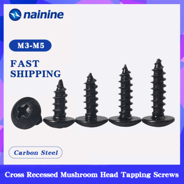 M3 M4 M5 M6 TA Wood Truss Screw with Black Oxide and Wax Self-tapping Screws SS22