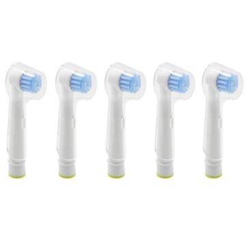 5pcs Electric Toothbrush Heads for Oral B Vitality Sensitive Clean EBS-17A With Protection Case For Outdoor Trip