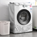 Waterproof Washing Machine Cover Home Polyester Roller Laundry Silver Coating Dustproof Case Cover