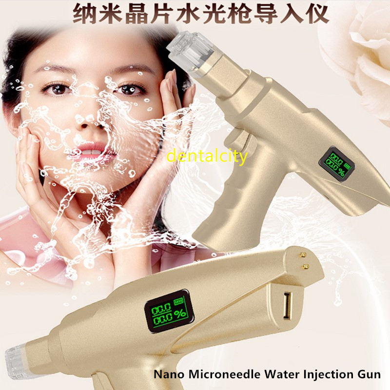 Mesotherapy Hydrolifting Water Injector Skin Rejuvenation Needle Free Microcrystal Injection Gun Facial Care instrument
