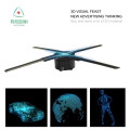 HOLORAI 43cm WiFi 3D Holographic Projector Hologram Player Naked Eye LED Display Fan Advertising Light 3D APP Control 510 LEDs