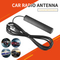 Universal 3/5m Car Radio FM Antenna Signal Amp Amplifier Hidden Antenna Stealth FM AM For Vehicle Truck Motorcycle Boat Black