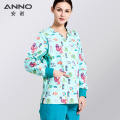 ANNO Hospital Autumn Winter Scrubs Tops Trousers Sets Optiona Long Sleeves Nursing Uniform Dental Clinic Supplies Nurse Clothing