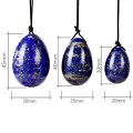 3Pcs/Set Natural Lapis Lazuli Yoni Egg Women Kegel Exerciser Natural Jade Egg Pelvic Muscle Tightening Floor Vaginal Ben Wa Ball