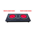 220V 2200W Electric Induction Cooker Cooktop Stove Cookware Hob Ceramic Stove Suit for All Pots with 2 Cookers 220V 2200W