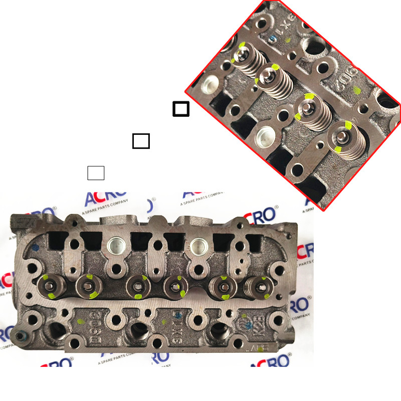 cylinder head with valves_