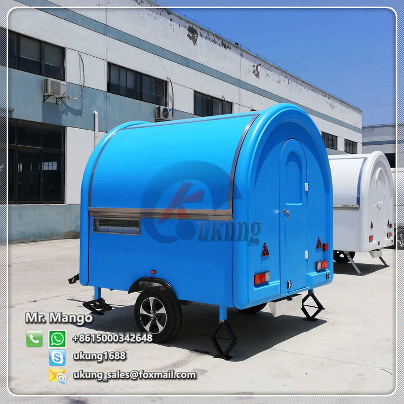 FT-200 mobile food carts/trailer/ ice cream truck/snack food carts with different colors
