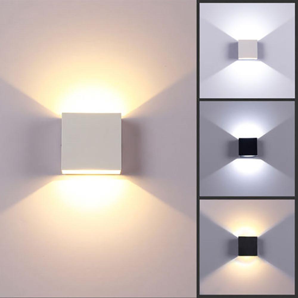 Modern 6W LED Wall Light Aluminum Shade Lamp Spot Lighting Home Bedroom Decoration Light CSV