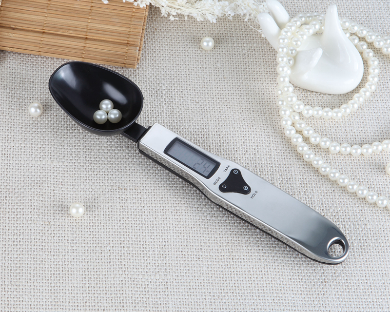 Portable LCD Digital Kitchen Measuring Spoon Scale Useful 500/0.1g Digital LCD Gram Kitchen Lab Spoon Scales Volume Food Weight