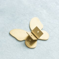 Solid Brass Knobs Furniture Cabinet Handle Pull Gold Butterfly Dresser Drawer Knobs Pulls Harware Cupboard Pull Hanldles