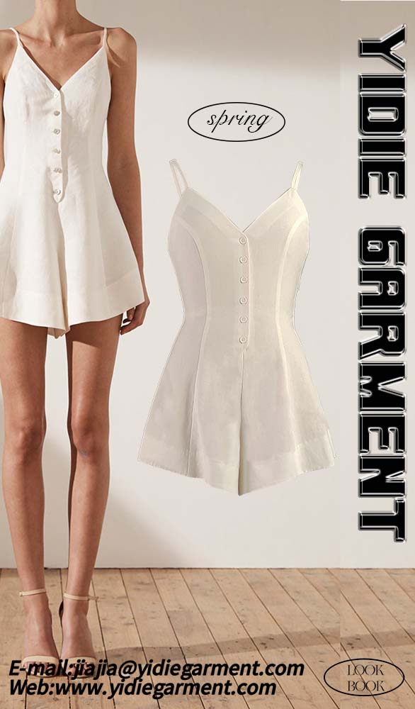 Button Up Playsuit