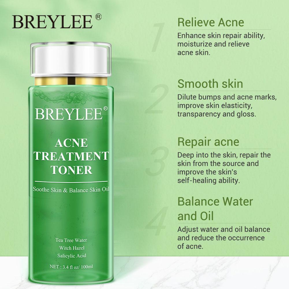 Acne Treatment Toner Pimple Remove Serum Oil Control Moisturizing Whitening Gentle Soothing Dry Skin Care 100Ml