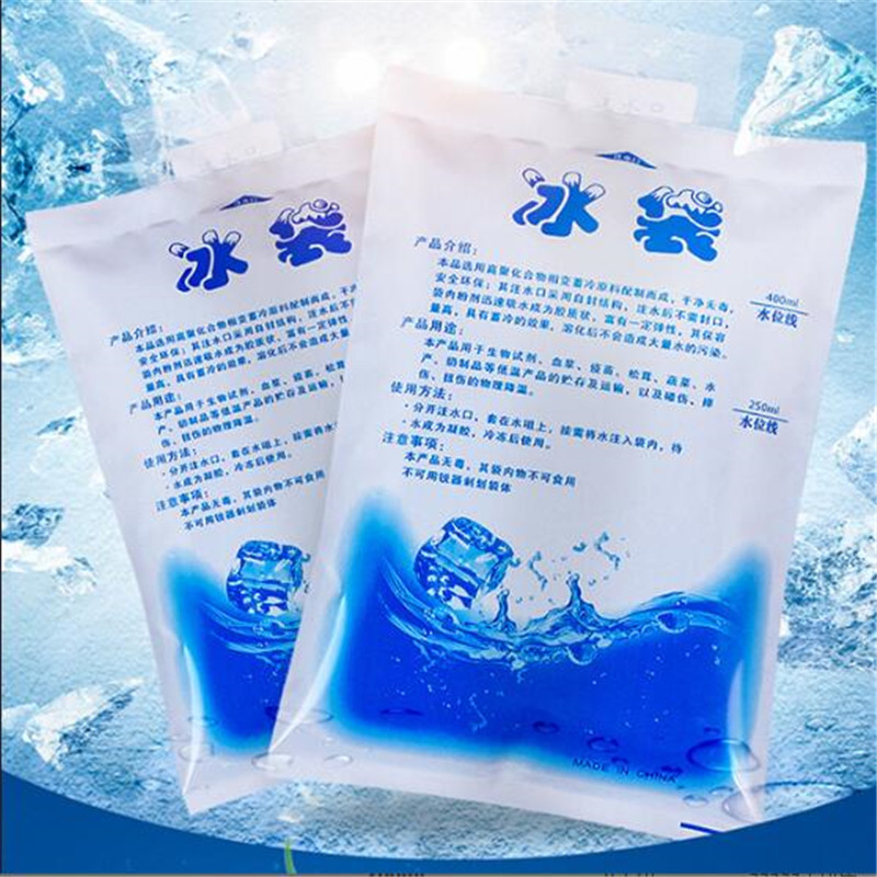 5pcs/lot Reusable Gel Ice Bag Insulated Dry Cold Ice Pack Gel Cooler Bag for Food Fresh Food Ice Bag Bolsa Termica