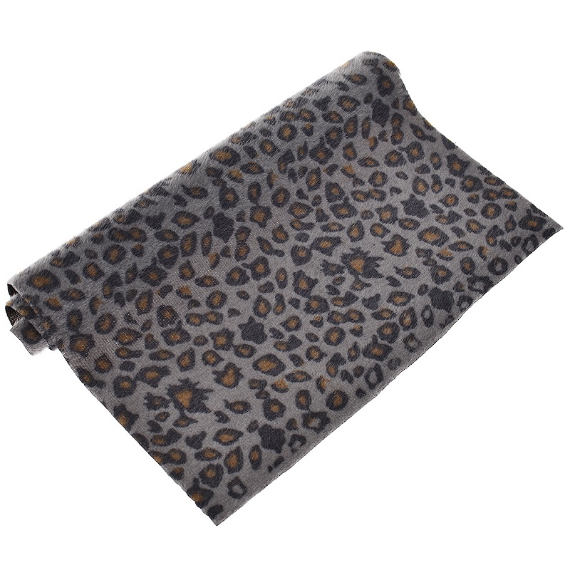 29x21cm Velvet Leopard-printed Synthetic Leather Fabric Faux Leather Sheet for Jewelry Making DIY Sewing Material for Bows Handb