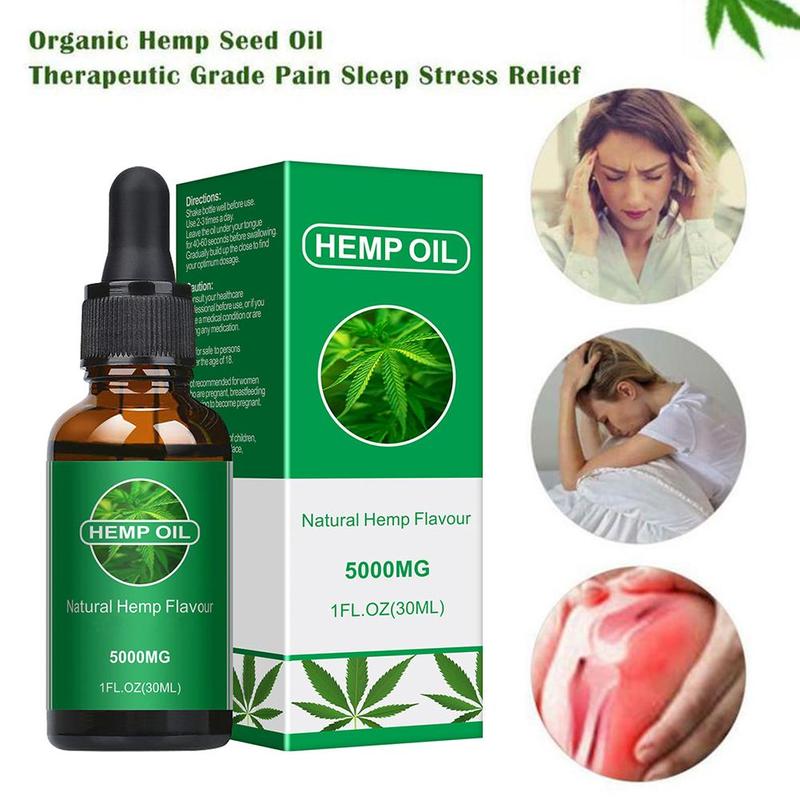 30ml 5000mg cbd Oil Organic Essential Oil Hemp Seed Oil Herbal Drops 5000mg cbd Oil Body Relieve Stress Oil Skin Care Help Sleep