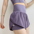 Sport Shorts Women Elastic Fitness Shorts High waist abdomen Summer Mesh Workout Running Shorts Gym Yoga Shorts