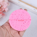 5pcs Face Washing Product Natural Wood Fiber Face Wash Cleansing Round Sponge Beauty Makeup Remover Tools Cleaning