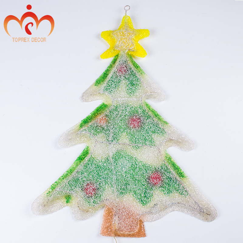 2D christmas tree motif lights - 21.3 in. Tall led decoration xmas tree light home decoration party light navidad 2018