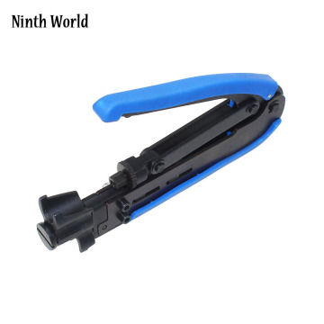 High Quality Carbon Steel Compression Wire Crimper Plier Crimping Tool For RG59 RG6 RG58 Cable F Coaxial Connectors Cable