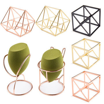 1PC Makeup Puff Rack Blender Storage Rack Metal Makeup Sponge Holder Sponge Drying Stand Holder Cosmetic Puff Drying Bracket