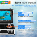 Eyoyo Ice Fishing Camera Video Fish Finder 30M 9" Upgraded 720P Camera 12pcs IR Lights Screen w/DVR Function for Ice Sea Fishing