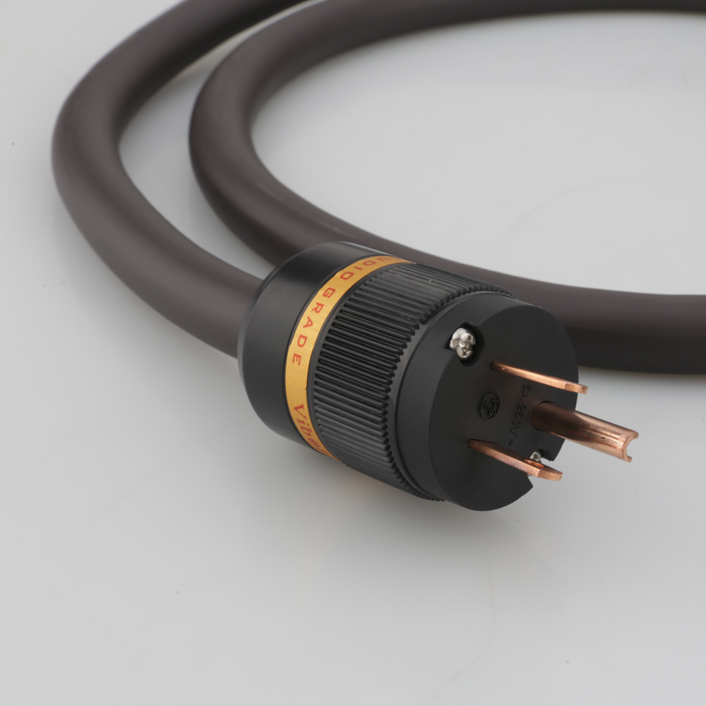 Viborg VP1606 OFC RISR 6MM square US HIFI Power Cable With US Pure Copper Power Plug Audiophile