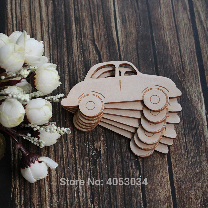 Wooden Comic Old Car Craft Shapes Plywood