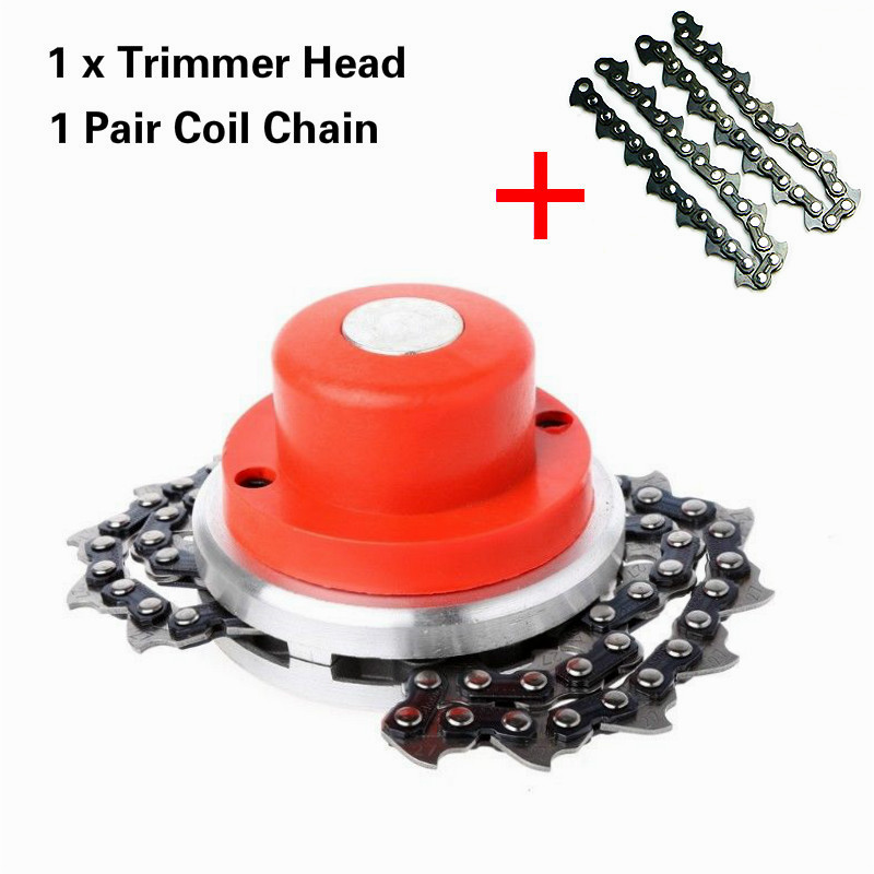 Newest Universal Trimmer Head Coil 65Mn Chain Brushcutter with Thickening Garden Grass Parts Strimmer for Lawn Mower Replacement
