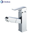 ZOTOBON Bathroom Kitchen Basin Faucet Single Handle Pull Out Spray Sink Mixer Tap Hot and Cold Water Deck Mount Faucets F230