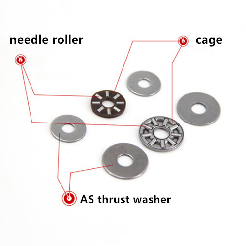 10pcs bearings AXK6085 AXK6590 AXK7095 AXK75100 AXK80105 AXK85110 AXK90120 +2AS plain thrust needle roller bearing with washe