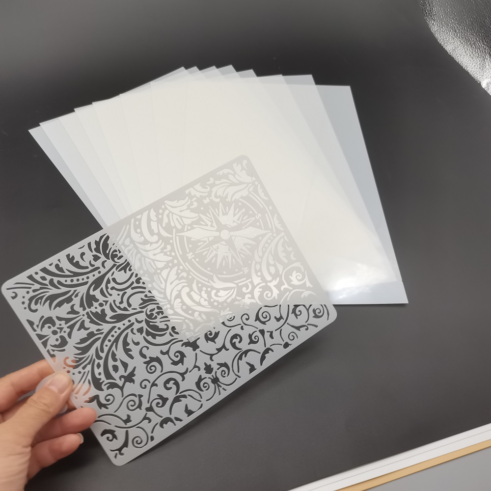 milky white PET stencils film00